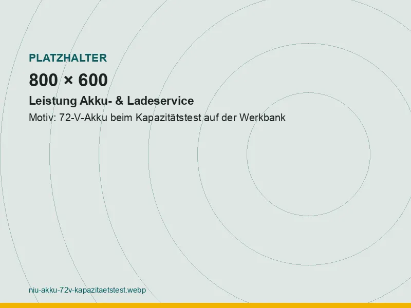 Ausgebauter 72-Volt-Akku eines NIU-Rollers beim Kapazitätstest auf der Werkbank