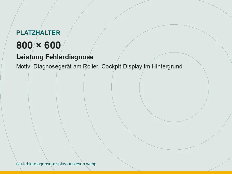 Diagnosegerät am Anschluss eines NIU-Rollers, im Hintergrund das Cockpit-Display